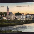 Ansichtskarte Briesenz Westpreußen Kirche Friedeck See 1917