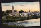 Ansichtskarte Briesenz Westpreußen Kirche Friedeck See 1917