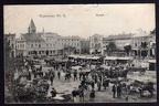 Ansichtskarte Wabrzezno Briesen um 1915 Hotel Schwarzer Adler Pferdemarkt Markt